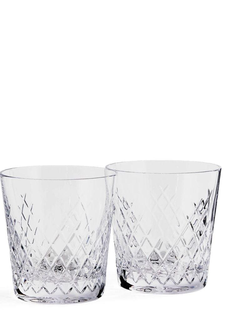 Clear Barwell Crystal Rock Glass Set