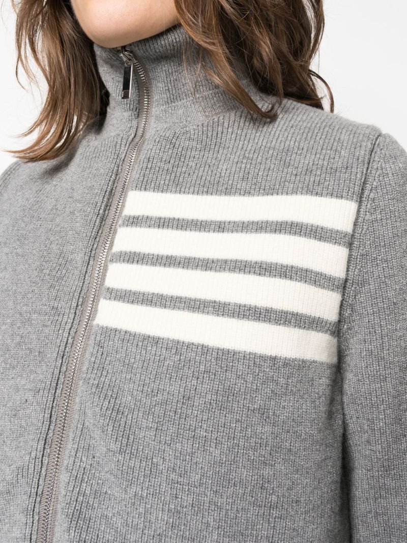 Grey Layered Wool Jacket