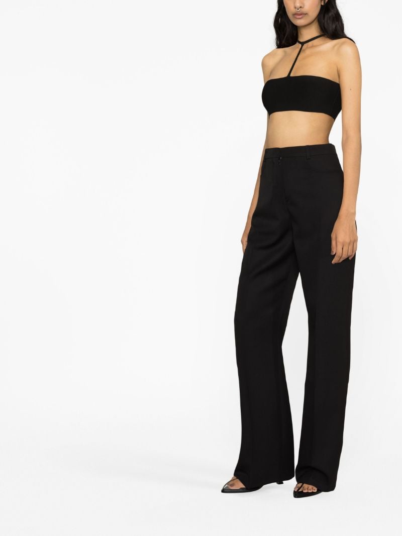 Black Knitted Crop Top