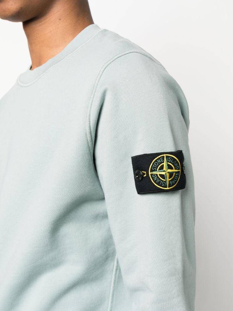 Sky Blue Cotton Sweatshirt
