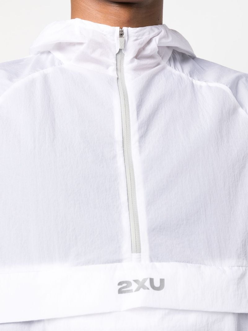 White Aero Logo Print Jacket