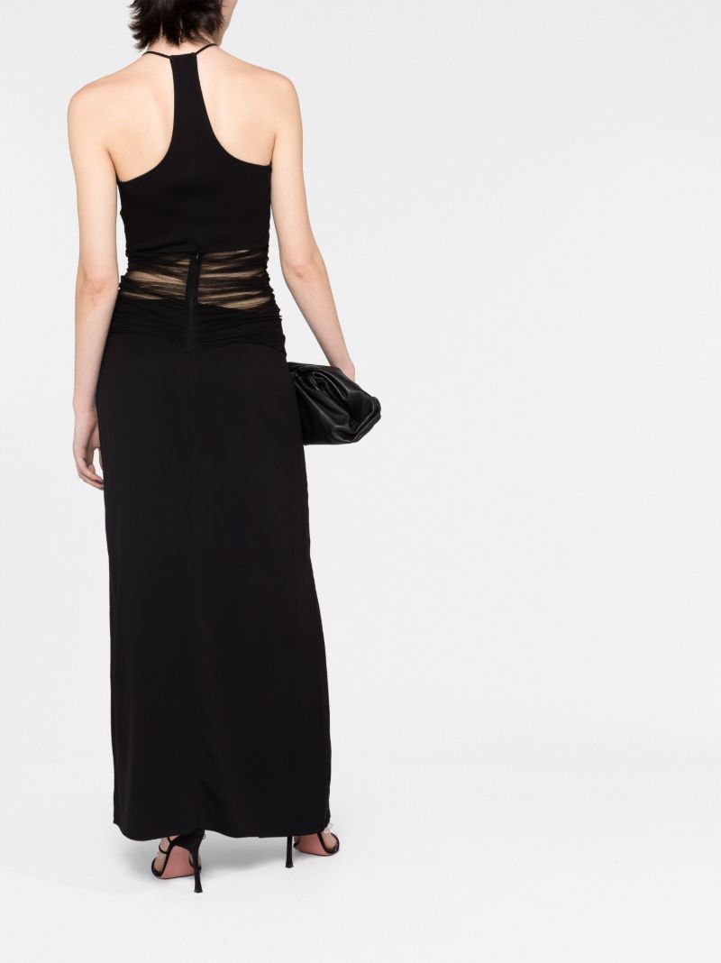 Black Cut-out Maxi Dress