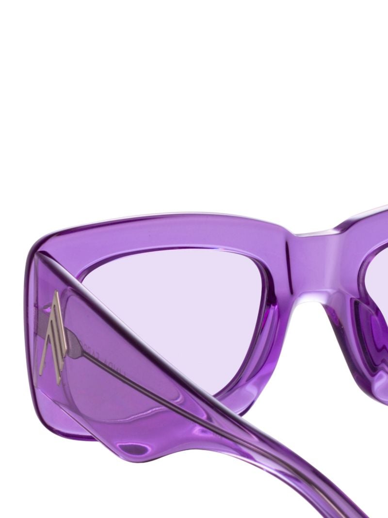 X the Attico Mini Marfa Rectangle Sunglasses