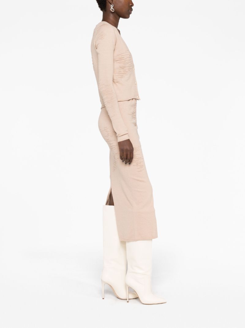 Neutral Muscle Knitted Cardigan