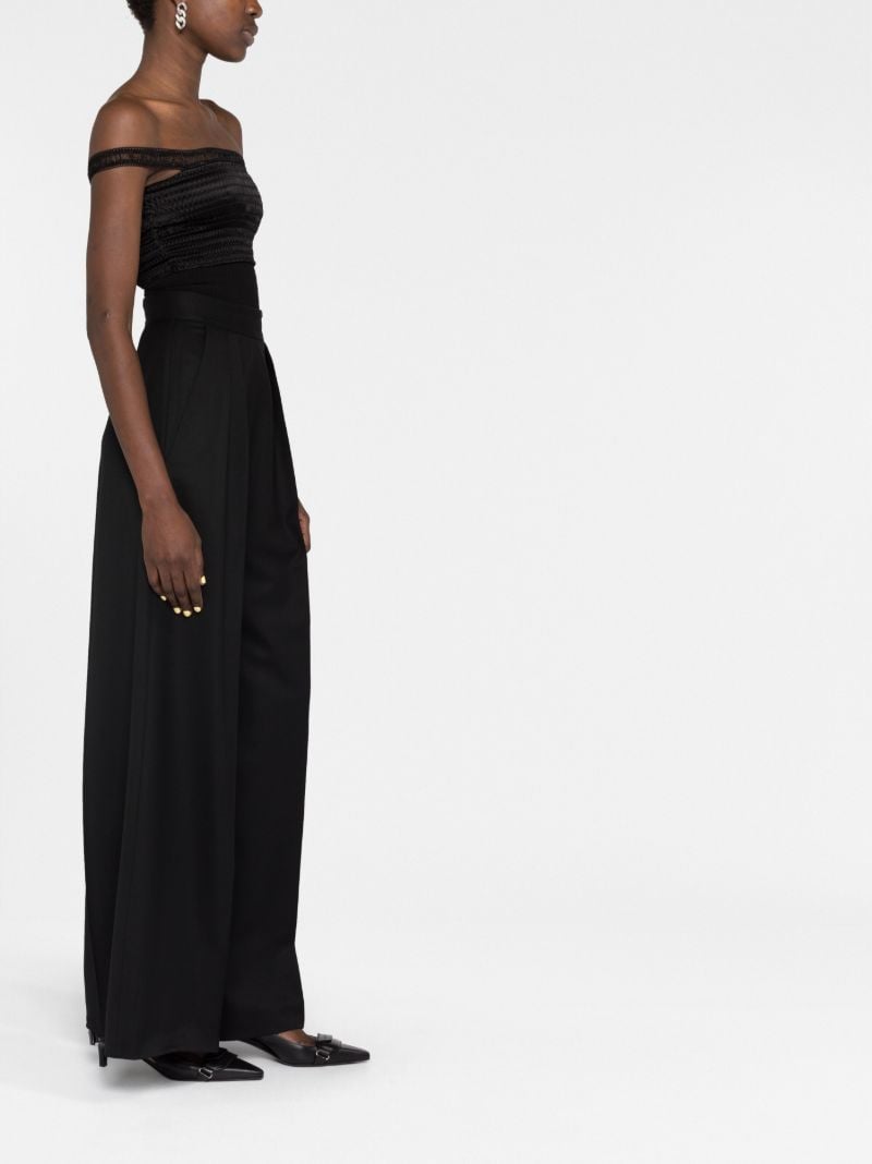 Black Off-the-shoulder Bodysuit