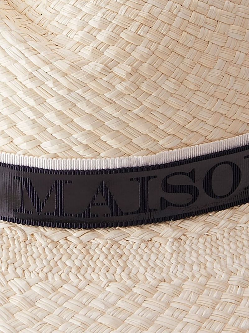Beige Virginie Straw Fedora Hat