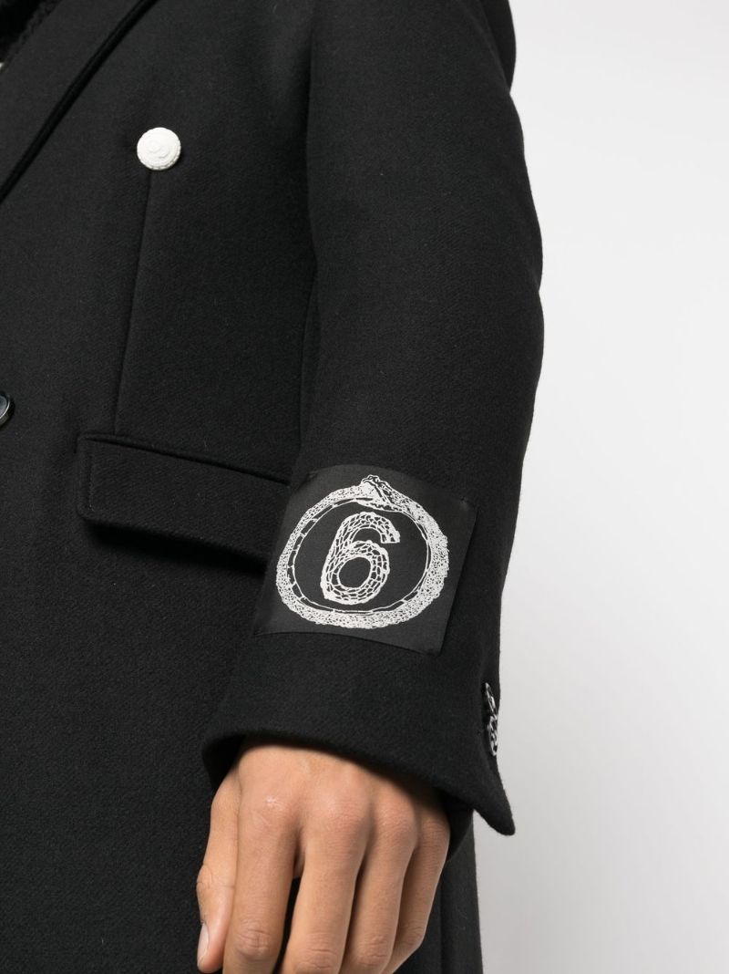 Black Double Breasted Coat
