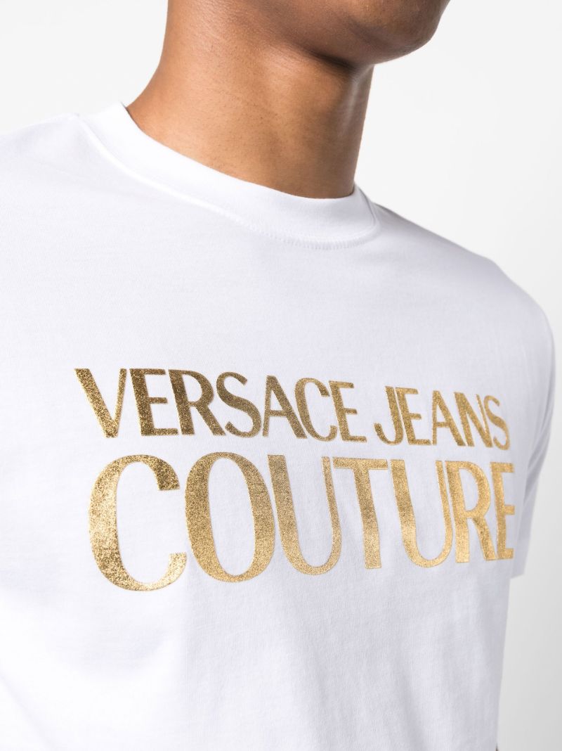 White Logo-print Short-sleeve T-shirt