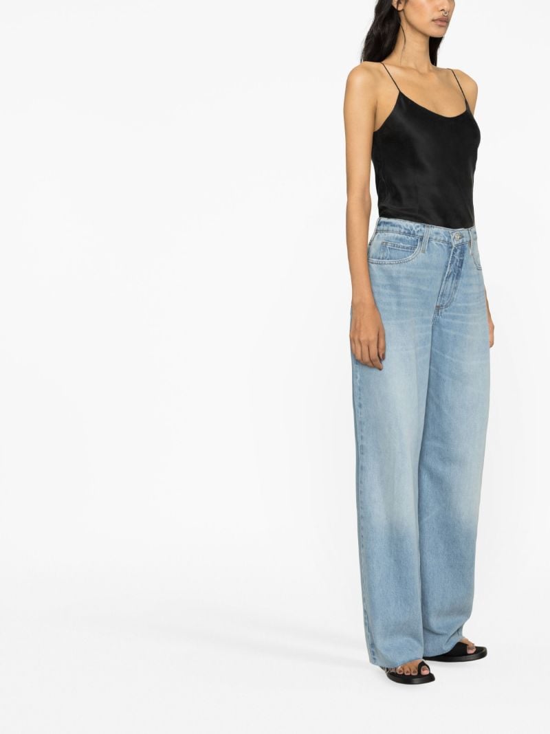 Blue Le High Cotton Jeans
