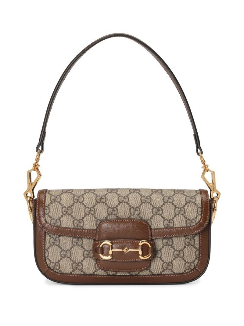 Neutral Mini Horsebit 1955 Shoulder Bag