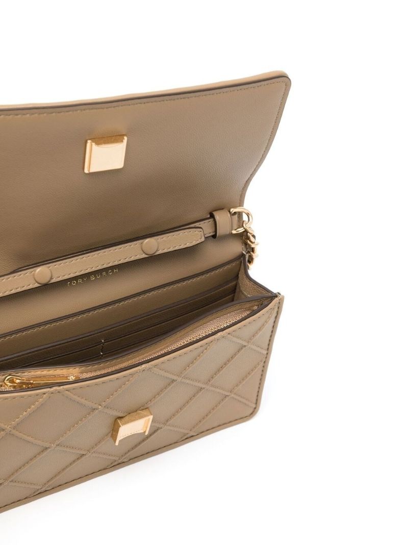 Neutral Fleming Leather Cross Body Bag