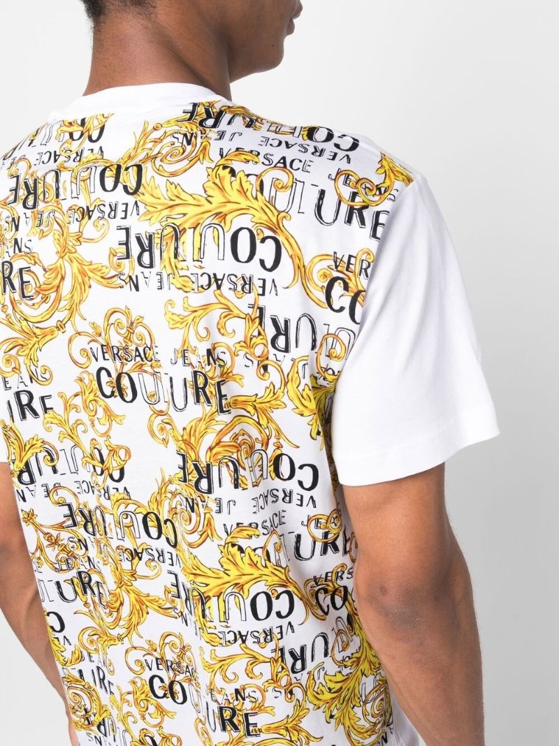White Logo Couture Print T-shirt