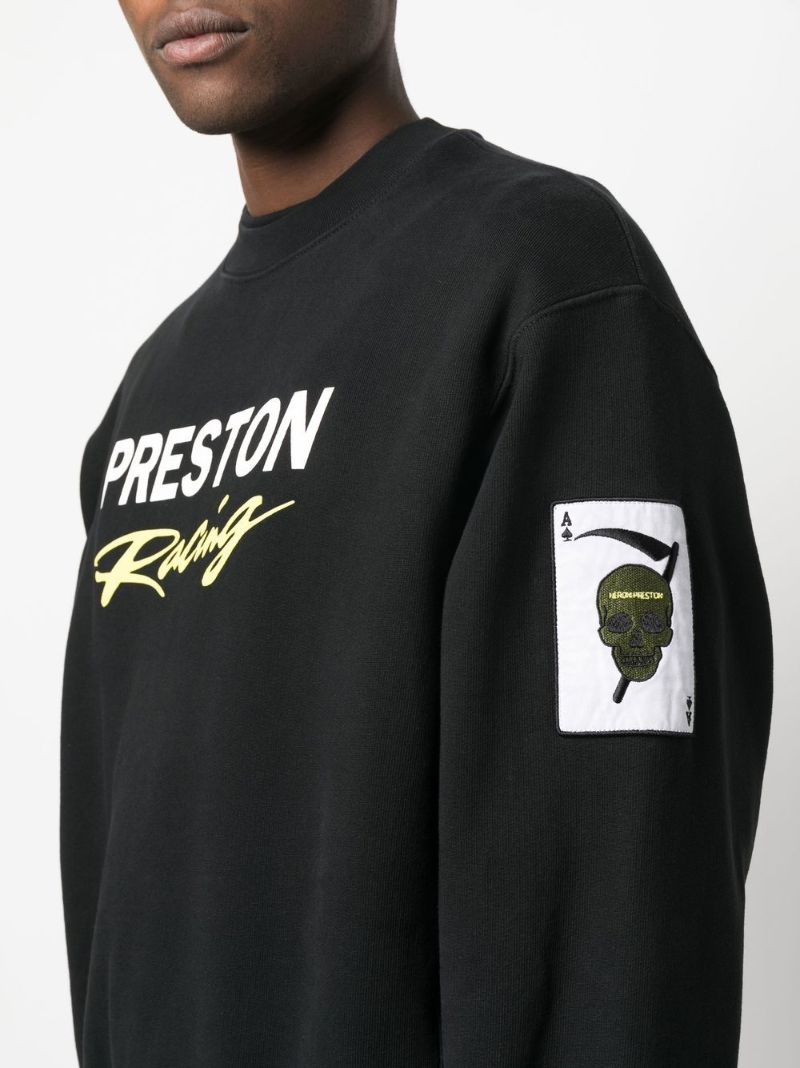 Black Logo Print Sweatshirt