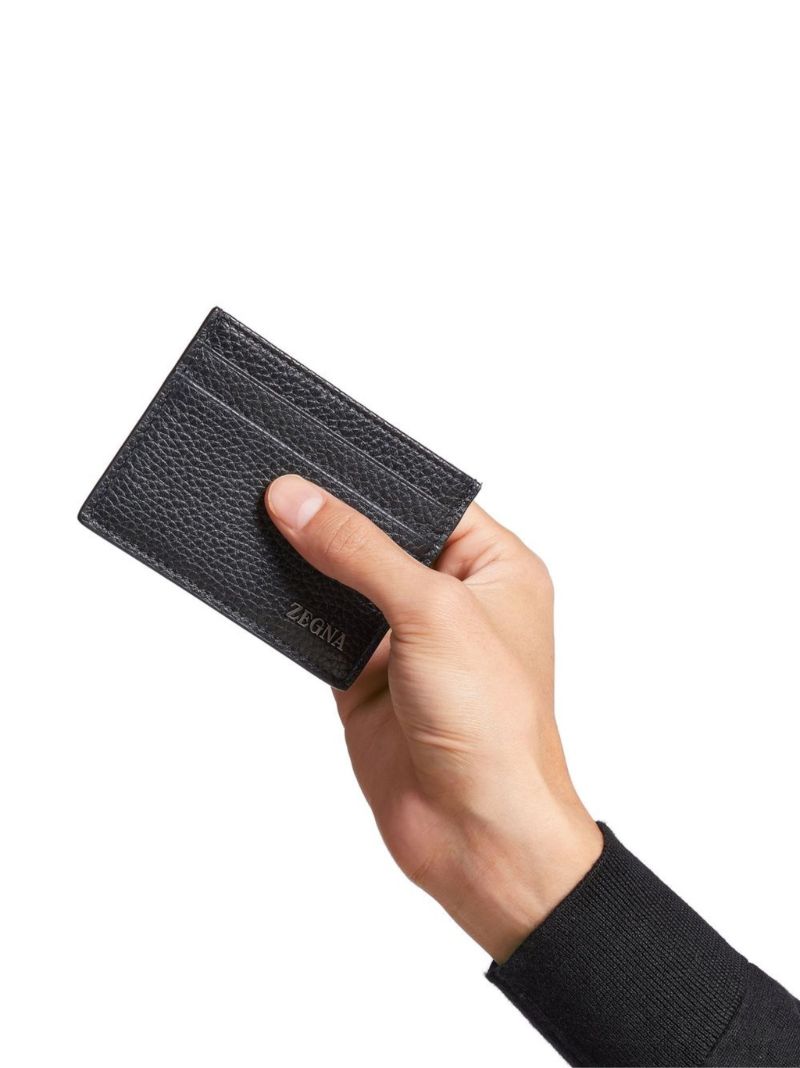 Logo-plaque Leather Cardholder