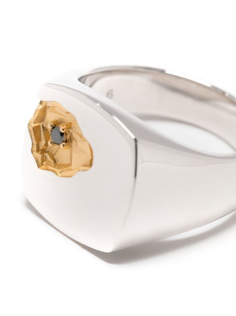 Debossed-detail Square Ring