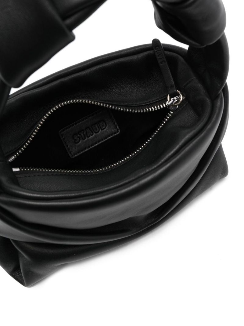 Black Kiss Leather Shoulder Bag