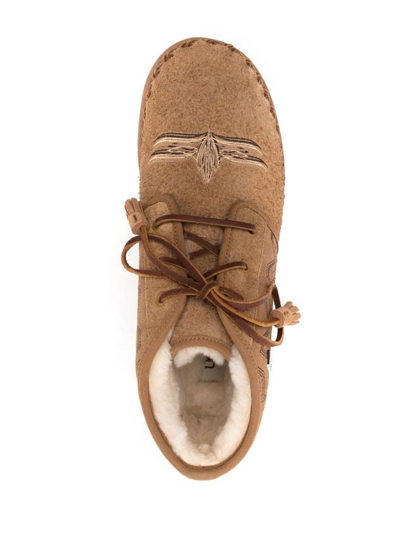 X Cotd Brown Lace-up Ankle Boots