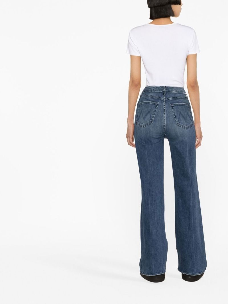 Blue Roller Skimp Wide-leg Jeans