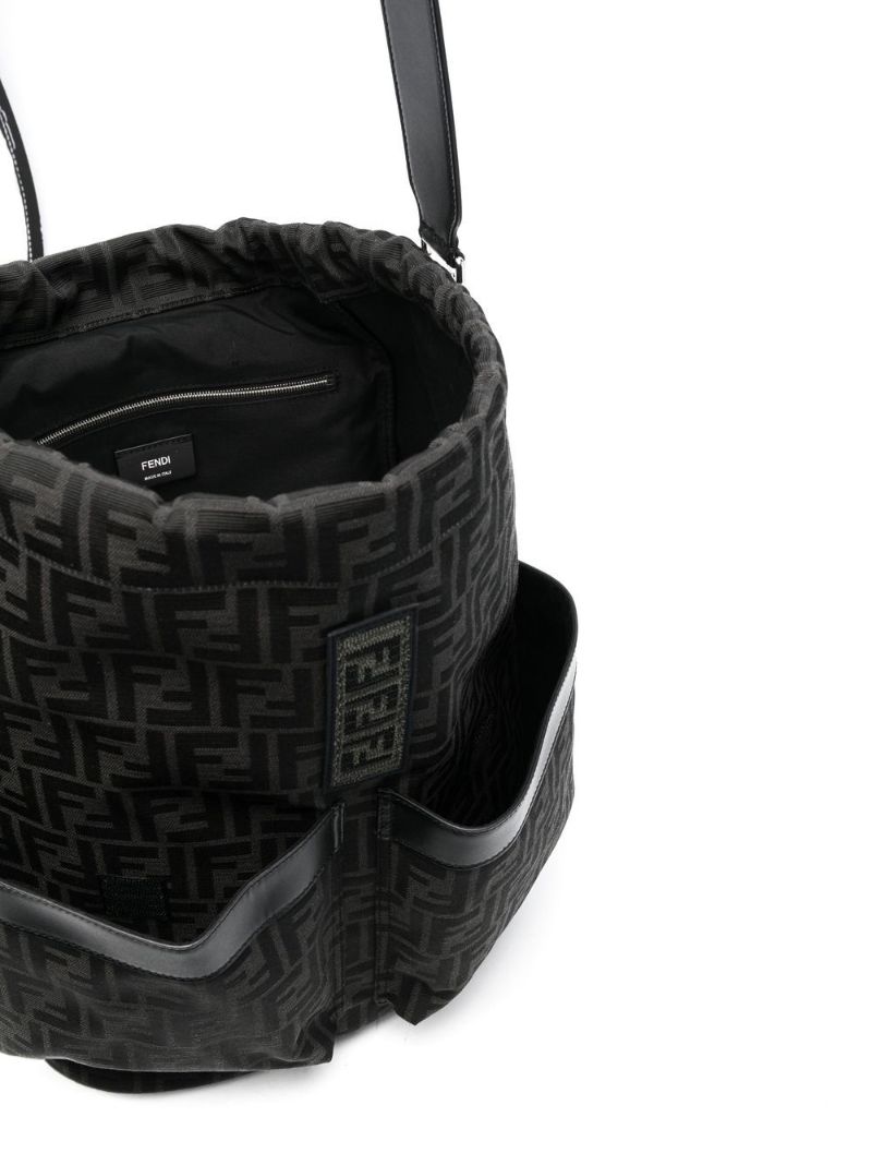 Grey Small Drawstring Backpack