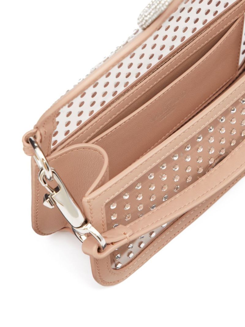 Pink LocÃ_x0083_² Crystal Shoulder Bag