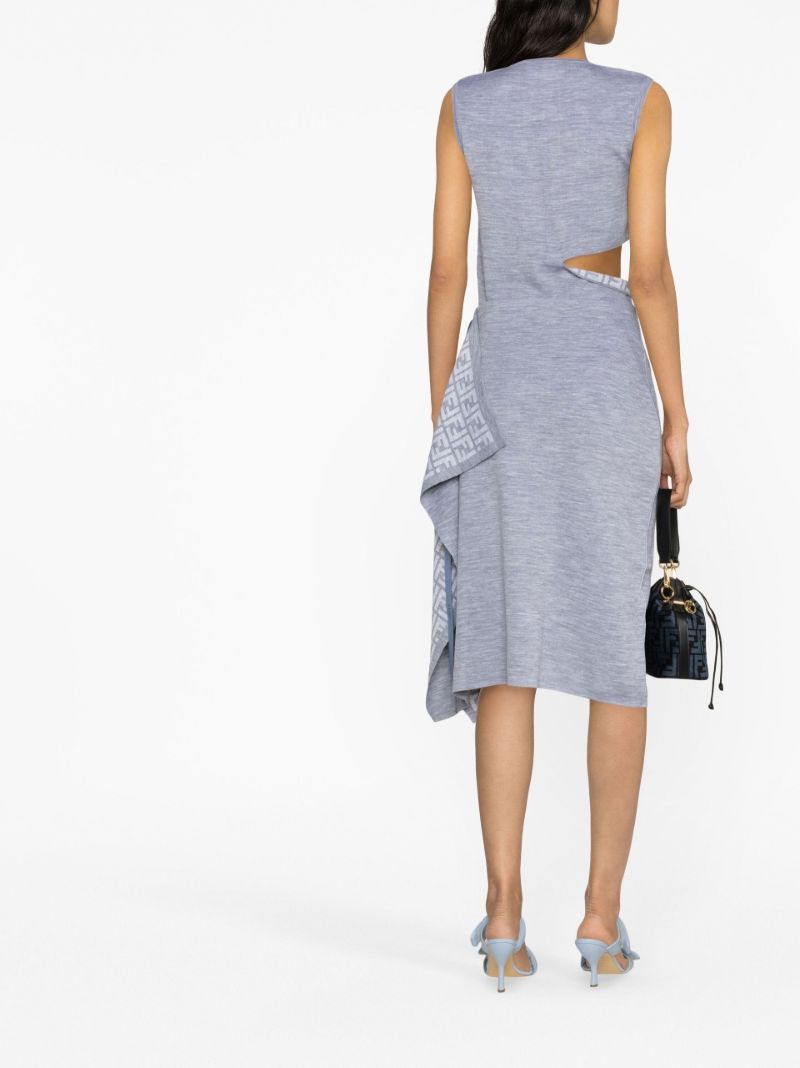 Grey Reversible Wool Vest Top