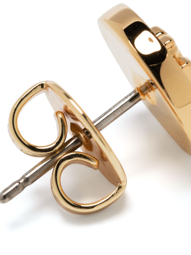 Gold-tone Kira Enamel Stud Earrings