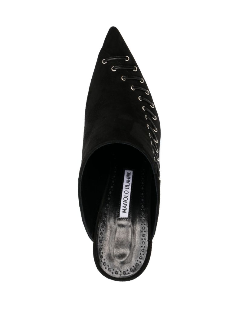 Black Dobre 105 Suede Mules