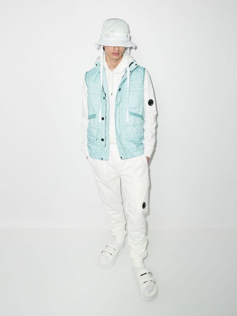White Lens Cotton Hoodie