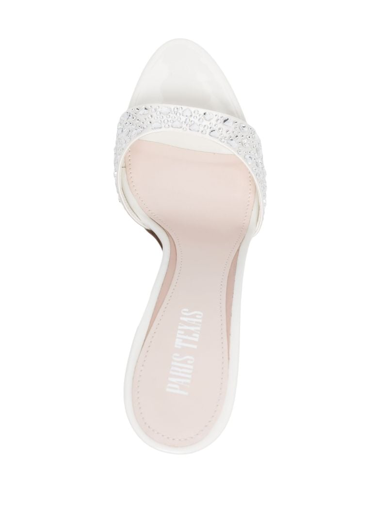 White Lidia 105 Crystal Mules