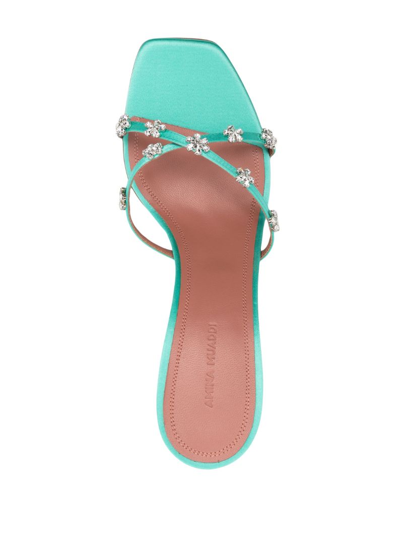 Blue Lily 70 Crystal Sandals
