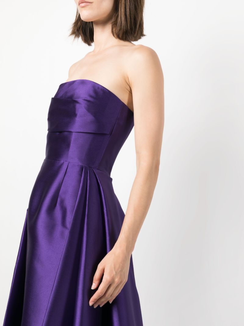 Purple Tiffany Satin Maxi Dress
