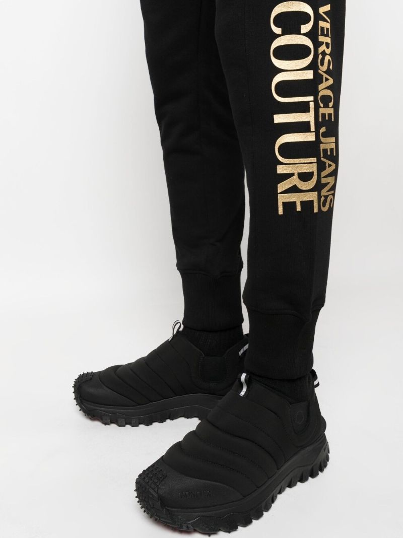 Black Logo-print Track Pants