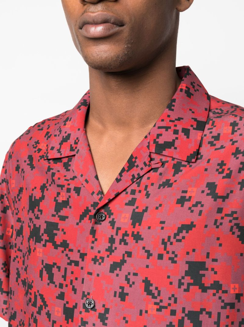 Red Digi Resort Shirt
