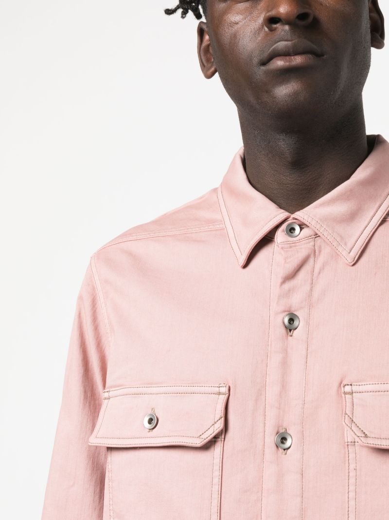 Pink Giacca Denim Outershirt