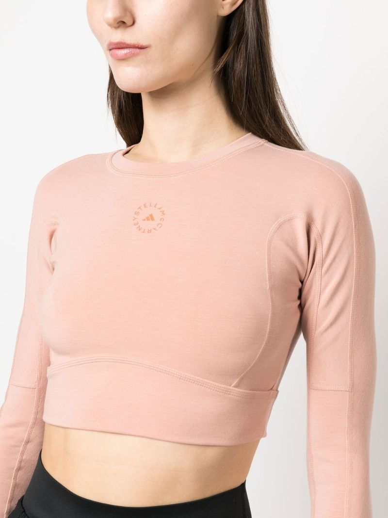 Neutral Truestrength Logo Crop Top