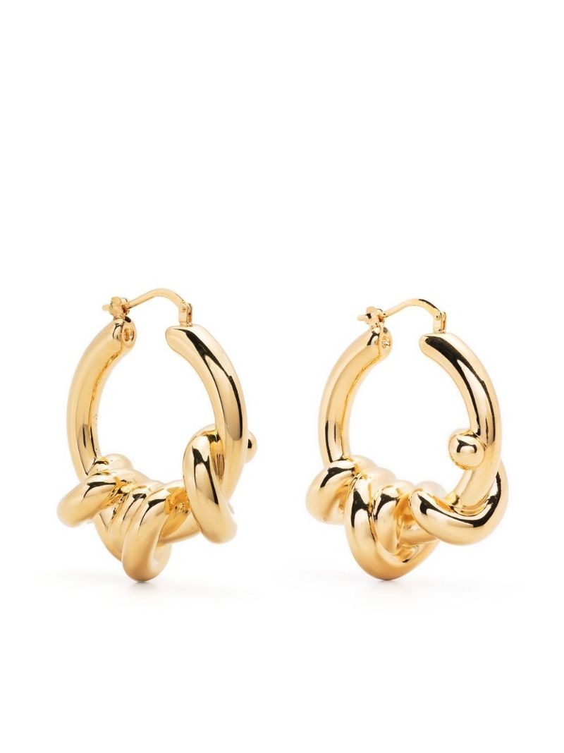 Massive Knots Hoop Earrings