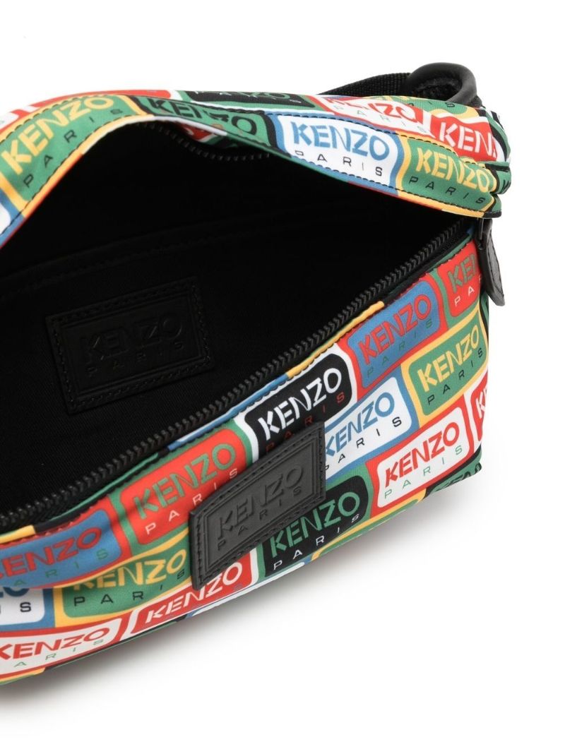 Multicolour Logo Print Belt Bag