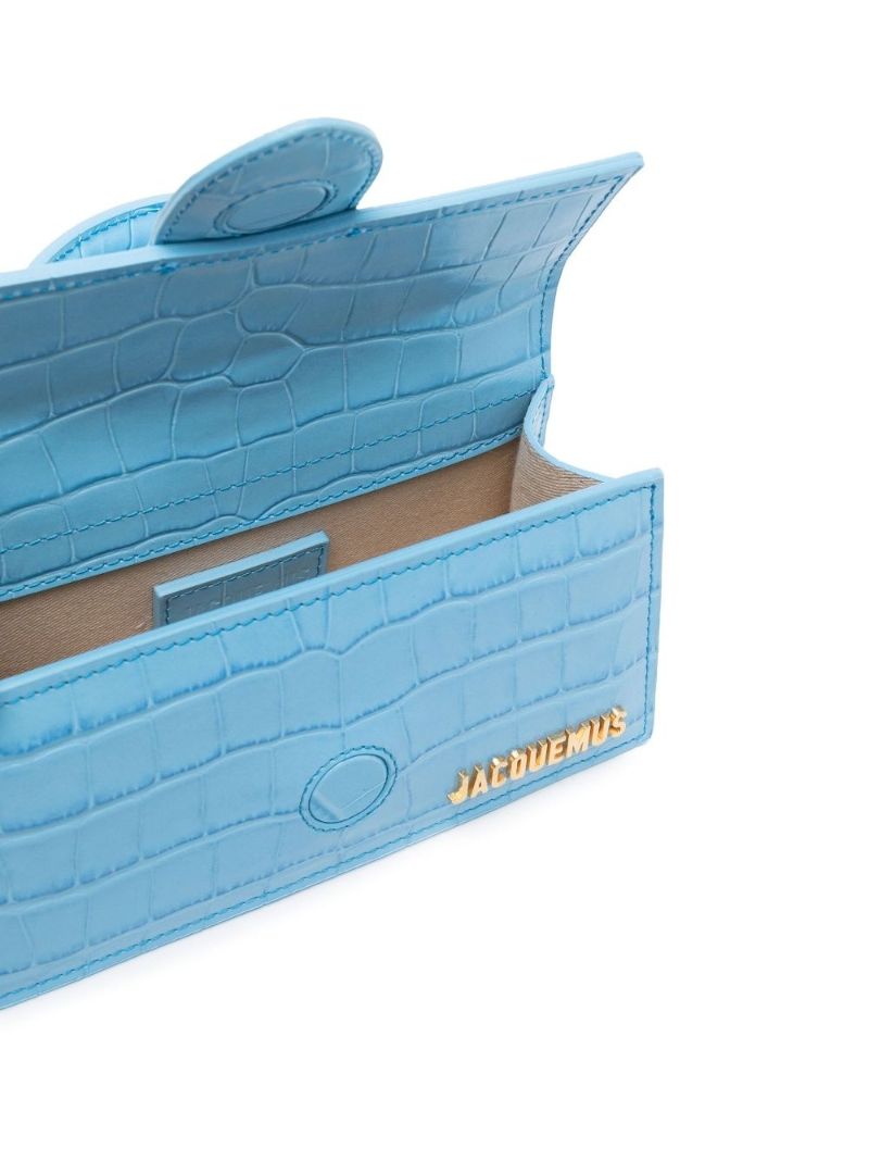 Blue Le Bambino Leather Mini Bag