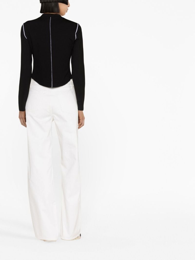 Black Stacey Knit Top