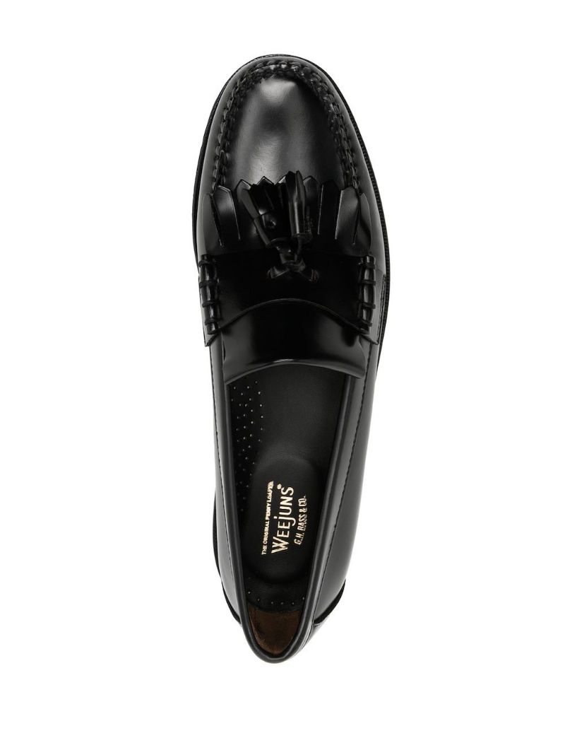 Black Kiltie Loafers