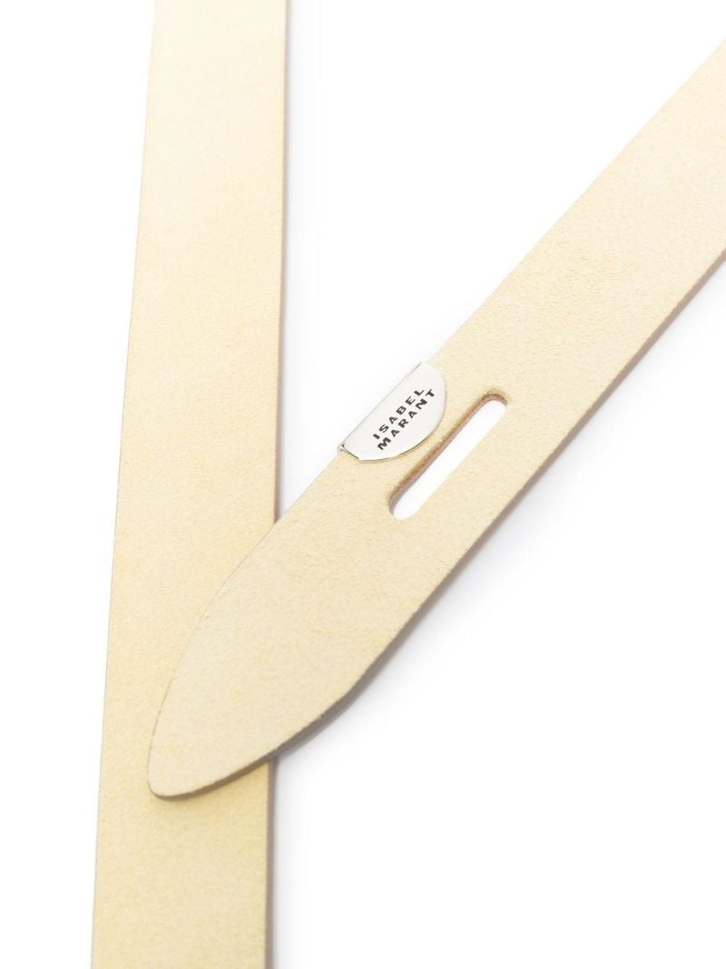 Yellow Lecce Suede Belt