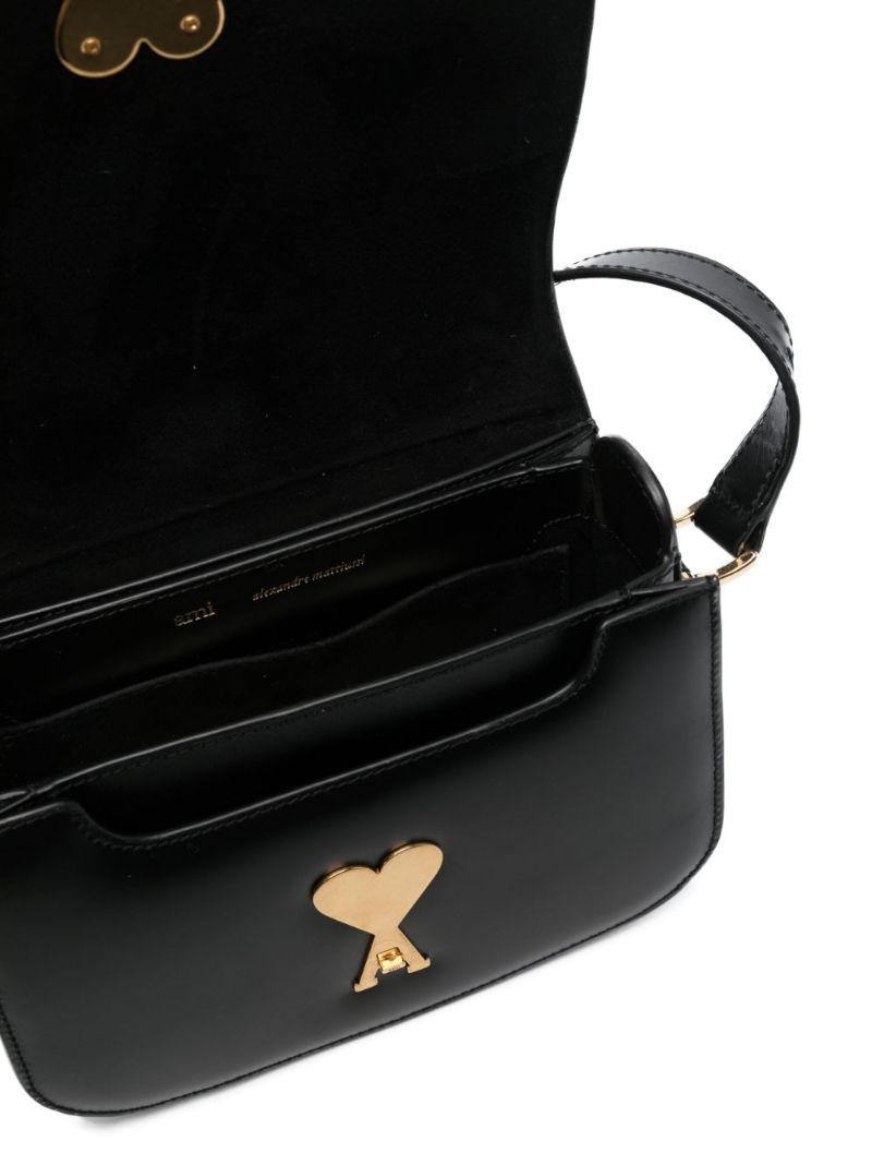 Black Ami De Coeur Leather Bag