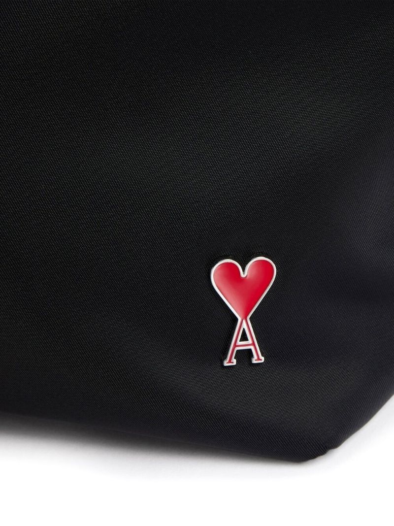 Black Ami De Coeur Monogram Tote Bag