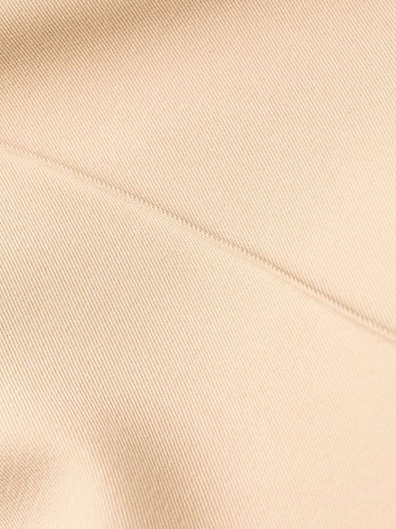 Beige Panelled Tailored Trousers