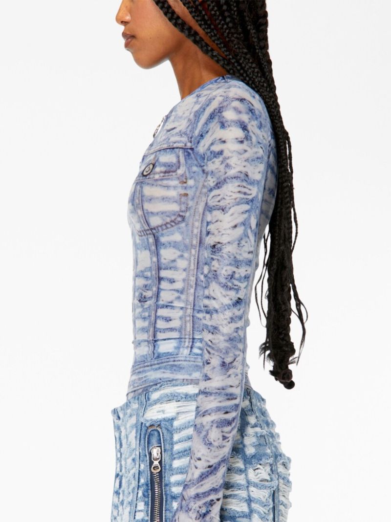 Blue T-clauzi Tie-dye T-shirt