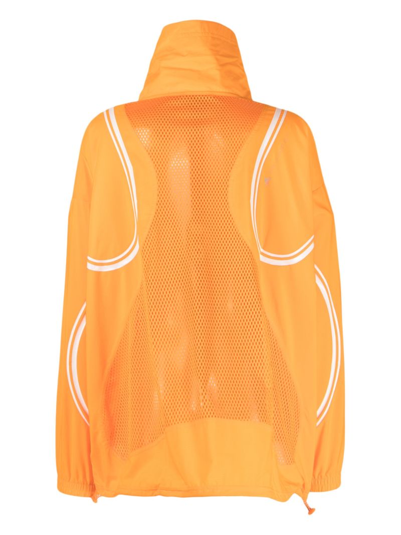 Orange Zip-up Track Jacket