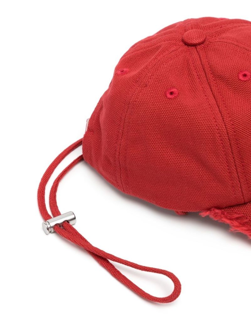 Red La Casquette Artichaut Cotton Cap