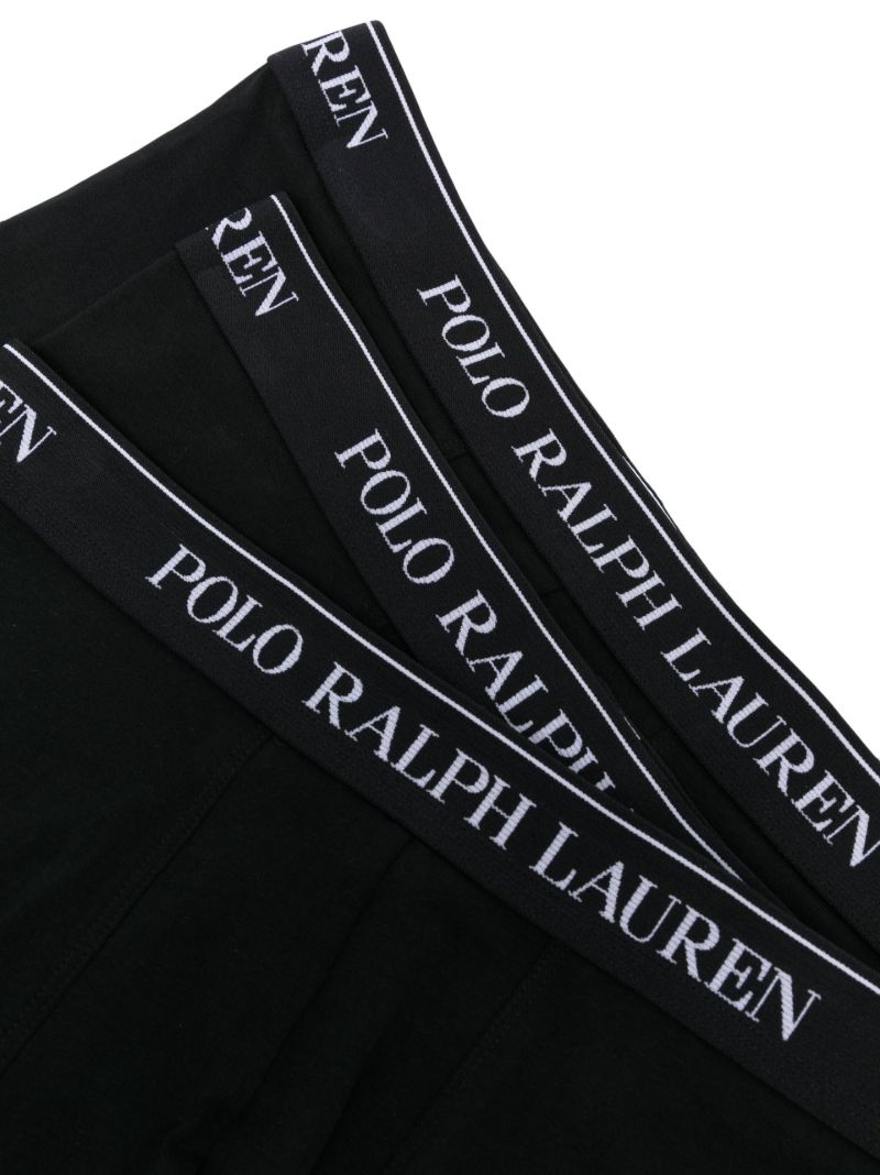 Black Cotton Boxer Briefs Set