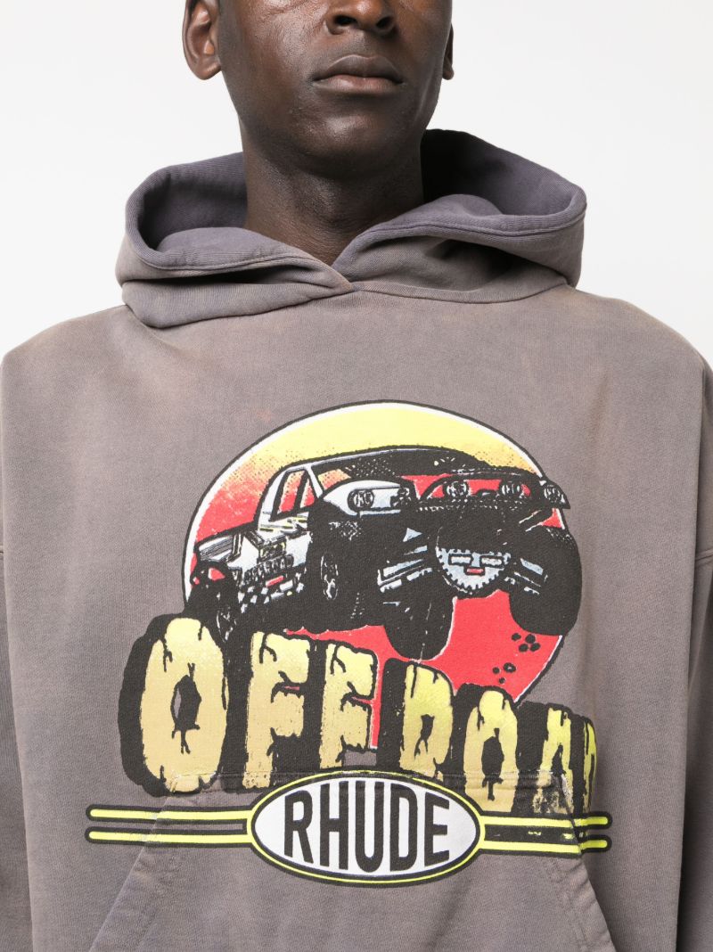 Grey Cotton Hoodie