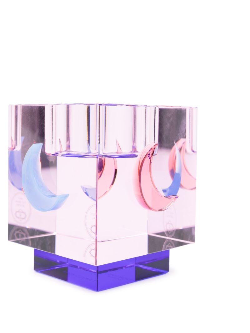 Multicolour Lea Moon Tealight Holder